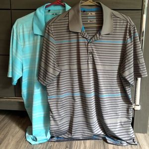 Mens M adidas golf polos